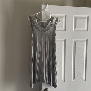 Alya Gray Sleeveless Mini Dress